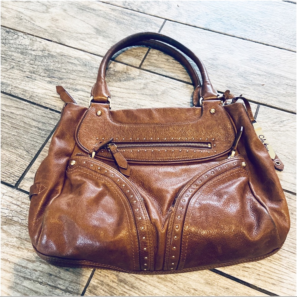 Cole Haan brown leather handbag purse